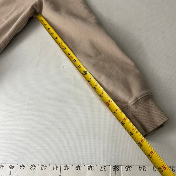 Three Nails Hoodie Sweatshirt Tan Women Size XL - Picture 4 of 10